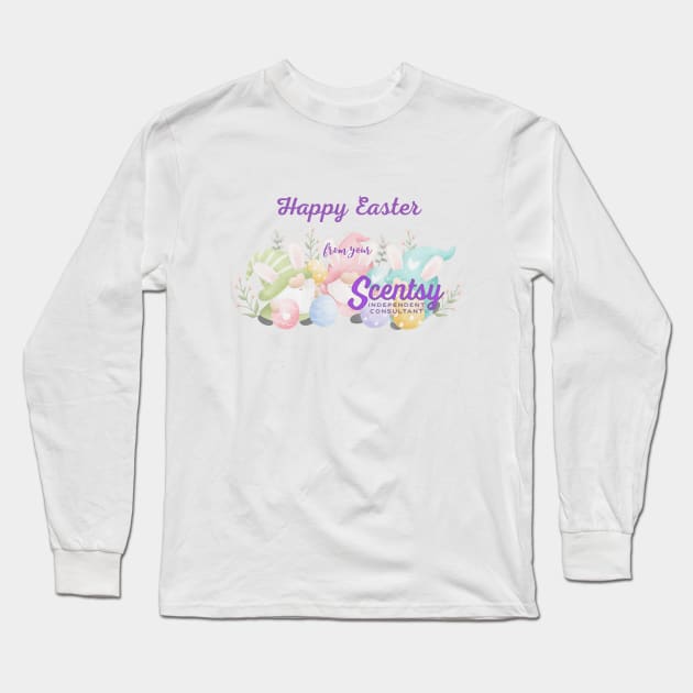 happy easter scentsy greetings Long Sleeve T-Shirt by scentsySMELL